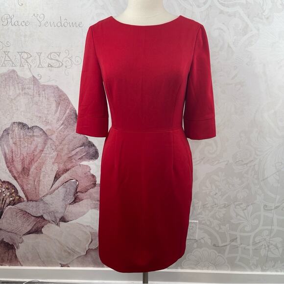 Nora Gardner Red Size 8 dress pockets - Picture 1 of 11
